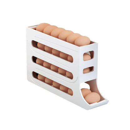Vierstufiges Eier-Organizer-Regal