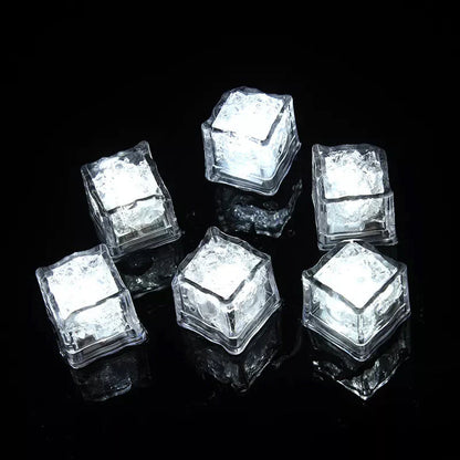 LED Eiswürfellichter – Mehrfarbiges Beleuchtungs-Set (12 Stück)