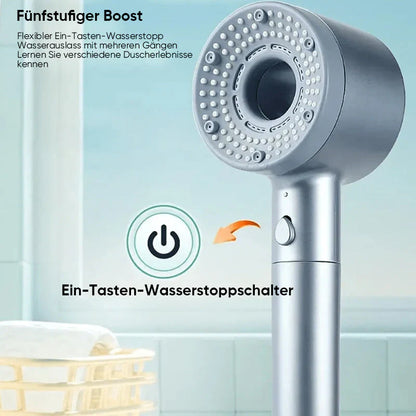 Hochleistungs-Duschfilter mit Wasserdruckverstärkung