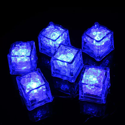 LED Eiswürfellichter – Mehrfarbiges Beleuchtungs-Set (12 Stück)