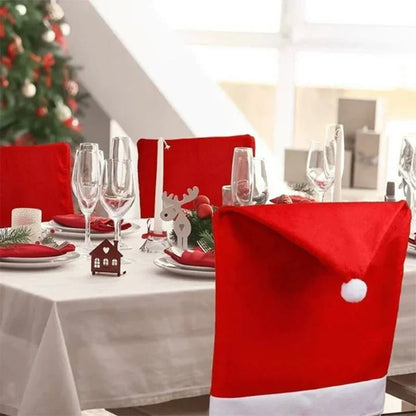 Weihnachtszauber Stuhlhussen – Festliche Deko für deine Stühle