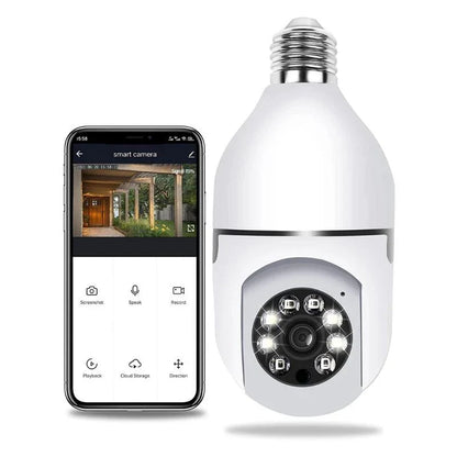 Smart Wireless Überwachungskamera mit integrierter Lampe