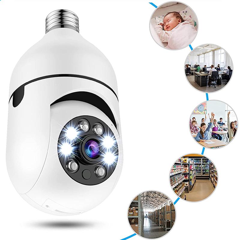 Smart Wireless Überwachungskamera mit integrierter Lampe