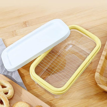 Butterdose mit integriertem Schneidesystem