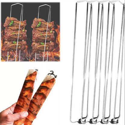 BBQ-Flügelhalter aus Edelstahl