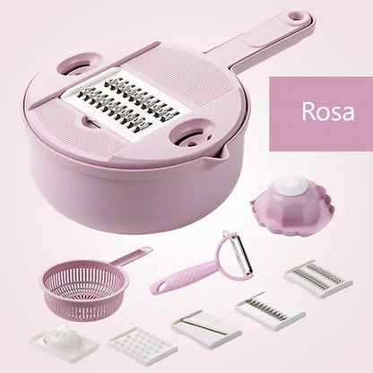 Vielseitiger Gemüseschneider-Set (12 Teile)
