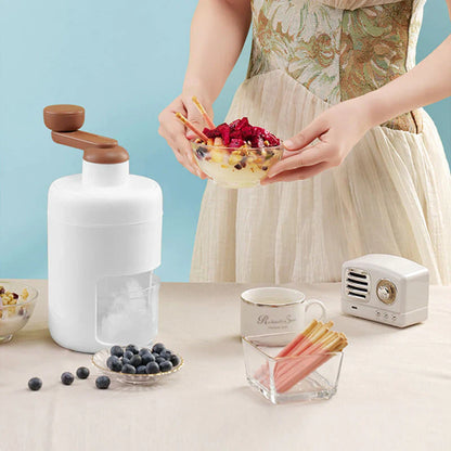 Manuelle Eiscrusher Maschine – Perfekt für erfrischende Drinks!