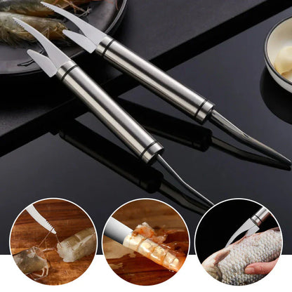 5-in-1 Multifunktionales Garnelen- und Fischmesser – Praktisch & Vielseitig