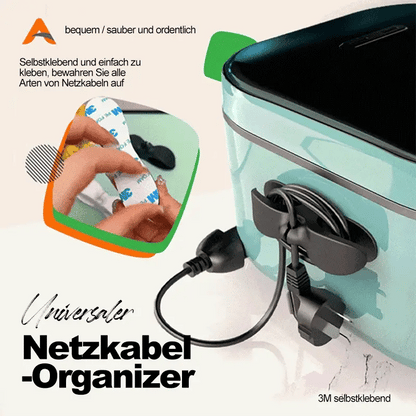 Platzsparender Kabelhalter für die Küche