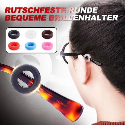 Rutschfeste Brillenhalterungen aus Silikon (5er-Set)