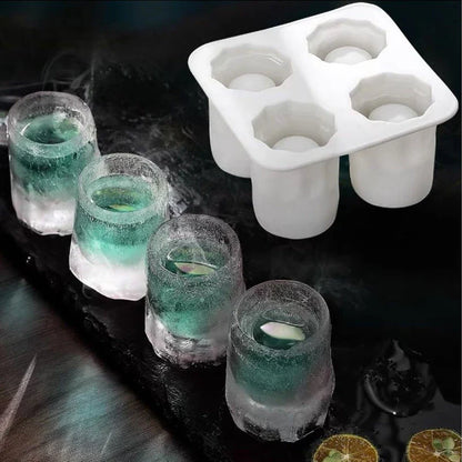 Eisige Shotform – Wiederverwendbare Eisglas-Form
