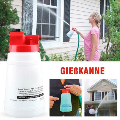 Allzweck-Fenster- und Oberflächenreiniger mit Gartenschlauchanschluss
