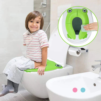 Kompakter Kinder-Toilettensitz zum Zusammenklappen