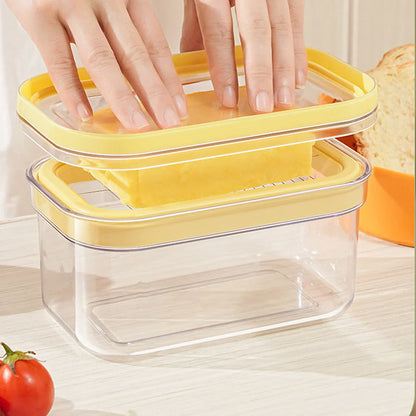 Butterdose mit integriertem Schneidesystem