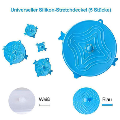 Praktische Silikon-Abdeckhauben Set (5-teilig)