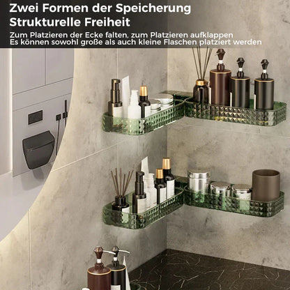 Drehbares Wand-Eckregal – Platzsparende Aufbewahrung