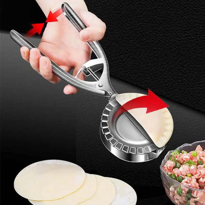 Edelstahl Knödelpresse – Perfekt für selbstgemachte Teigtaschen!