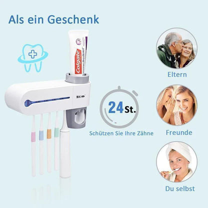 2 -in-1 Zahnbürstenhalter mit Desinfektionsfunktion