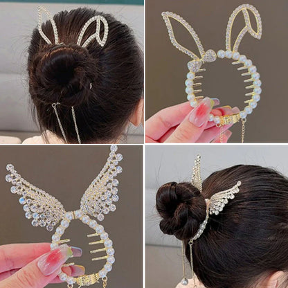 Elegante Haarklammer für Dutt