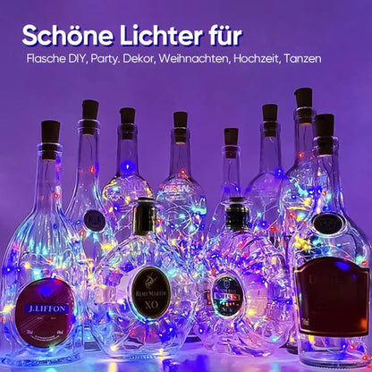 Flaschenkorken LED-Lichter – Verwandle leere Flaschen in stimmungsvolle Deko!