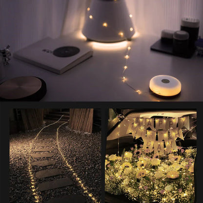 Vielseitige tragbare Lichterkette (10m)