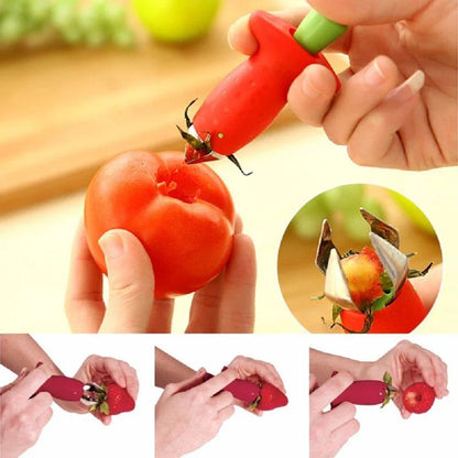Erdbeeren-Stiel Entferner