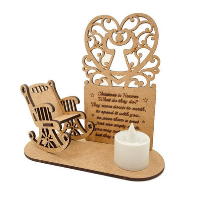 Weihnachts Holz-Kerzenhalter