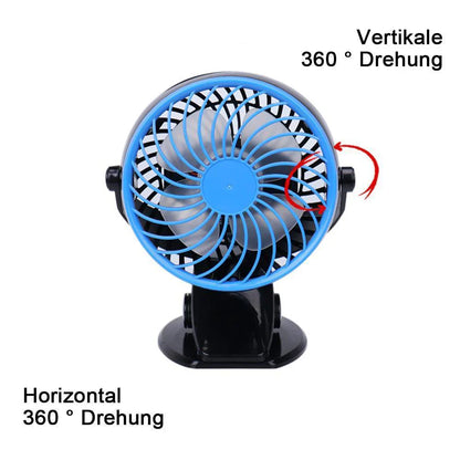 Kabelloser 360° Mini-Lüfter – Flexibler Begleiter für jede Gelegenheit