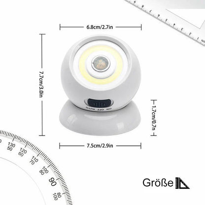LED-Sensorlicht mit Magnet-Halterung