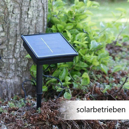 Solarbetriebene Rattan-Lichterkette – Stimmungsvolles Licht für Ihr Zuhause