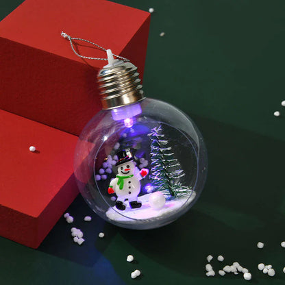 Leuchtende Weihnachtsbaumkugeln