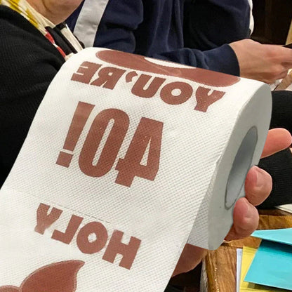 Lustiges Klopapier – Der Party-Spaß für jedes Badezimmer