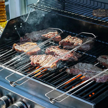 BBQ-Flügelhalter aus Edelstahl