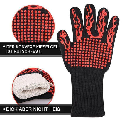 Professionelle Hitzebeständige Grillhandschuhe - 1 Paar