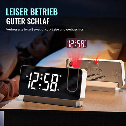 ZeitWurf – Digitale Projektionsuhr für Wand & Decke