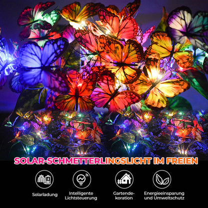 Solar-Schmetterlingslichter für den Garten