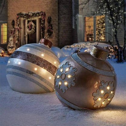 Aufblasbare Weihnachtsdekoration für den Garten