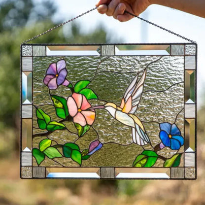 Buntglas Vogel-Anhänger für Fensterdekoration