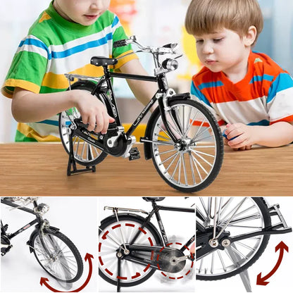 Retro-Fahrradmodell – Detailgetreue Miniatur für Sammler