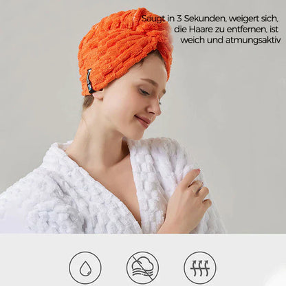 Mikrofaser Haartrockentuch – Sanftes & schnelles Trocknen für gesundes Haar!
