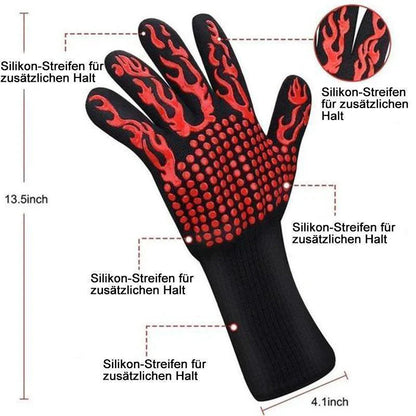 Professionelle Hitzebeständige Grillhandschuhe - 1 Paar