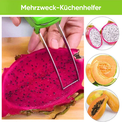 Vielseitiger Edelstahl-Obstschneider