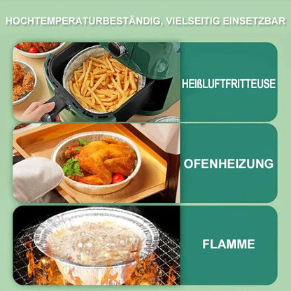 Wiederverwendbare Aluminium-Einlagen – Saubere Heißluftfritteuse ohne Aufwand