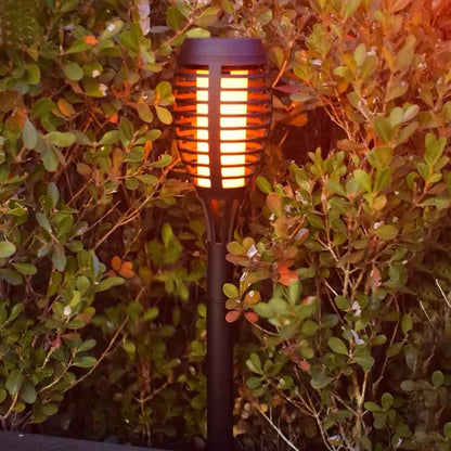 Solar Gartenfackel mit Flammeneffekt