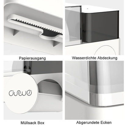 Wandmontierte 3-in-1 Badezimmer-Aufbewahrungsbox