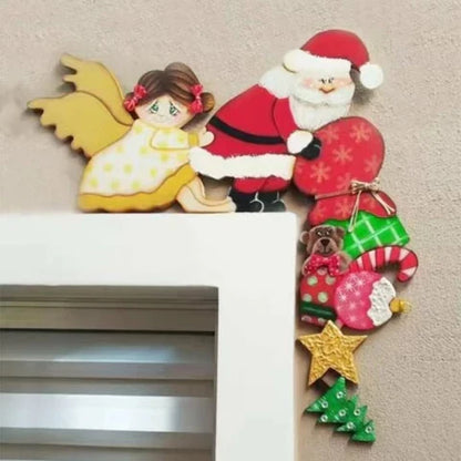 Weihnachtliche Türrahmen-Deko – Festlicher Charme für dein Zuhause!