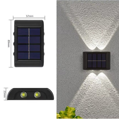 Solar Wandleuchten mit LED