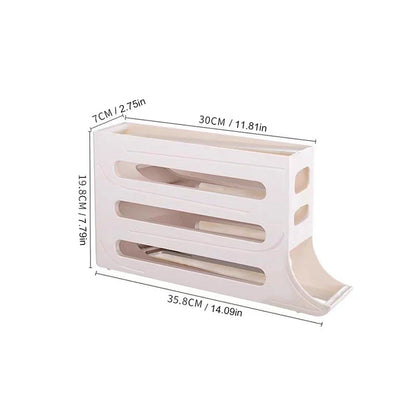 Vierstufiges Eier-Organizer-Regal