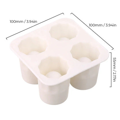 Eisige Shotform – Wiederverwendbare Eisglas-Form