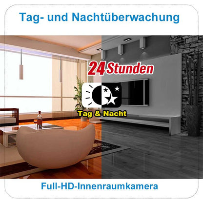 Smart Wireless Überwachungskamera mit integrierter Lampe